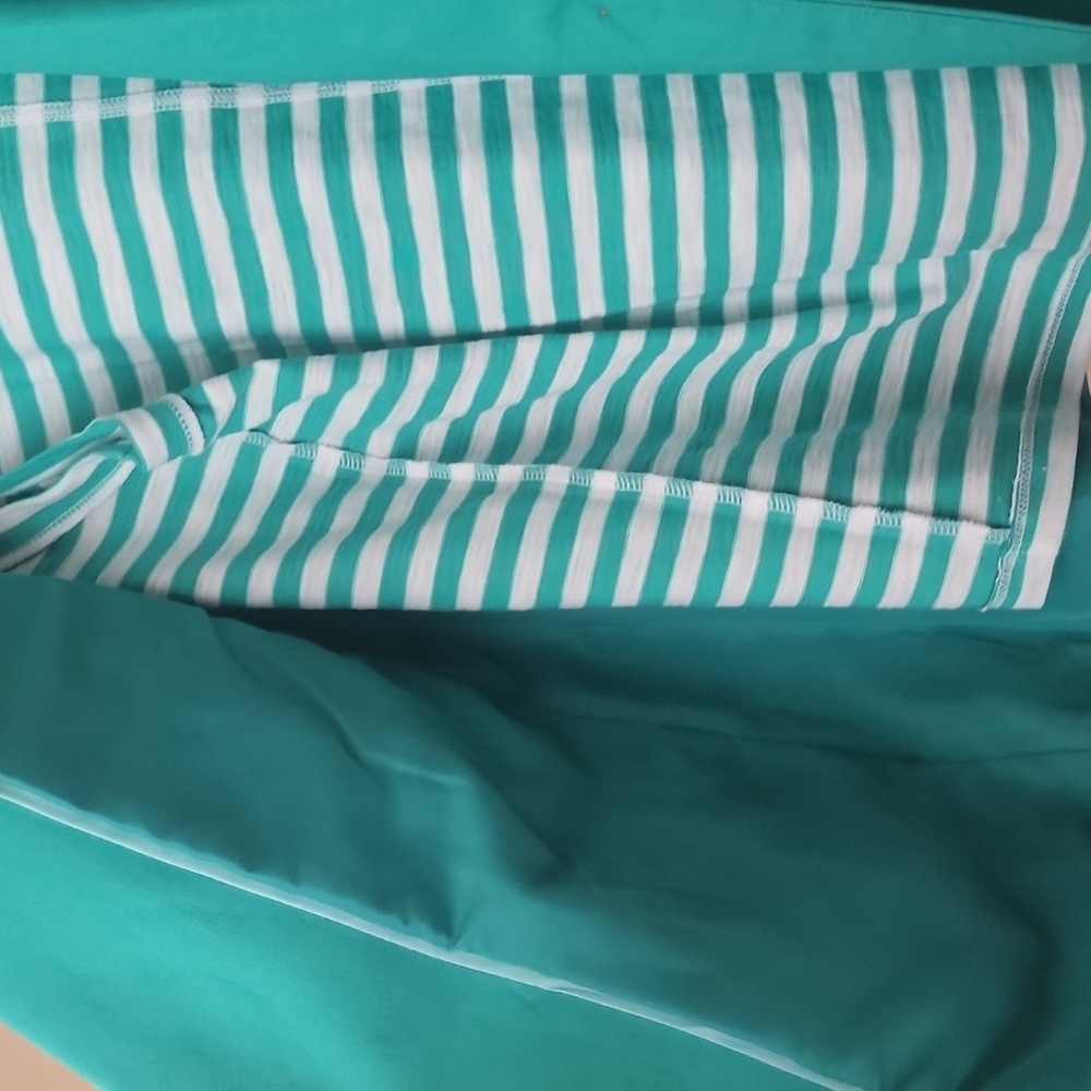 J. Crew Vibrant Green Blazer With Free Stripped Tank To Match. Linen Blazer - Picture 2 of 9